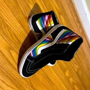 Rainbow High-top Vans